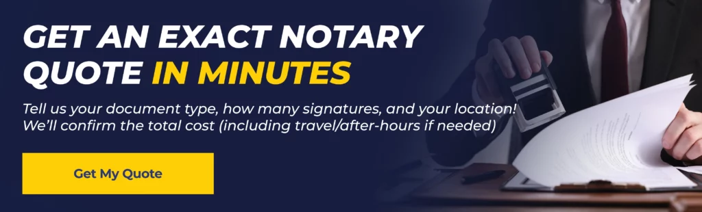 How Much Does It Cost to Get a Document Notarized