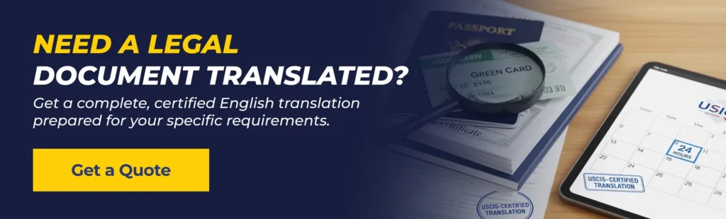How to Get Legal Documents Translated