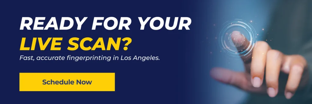 How Much Does a Live Scan Cost in California