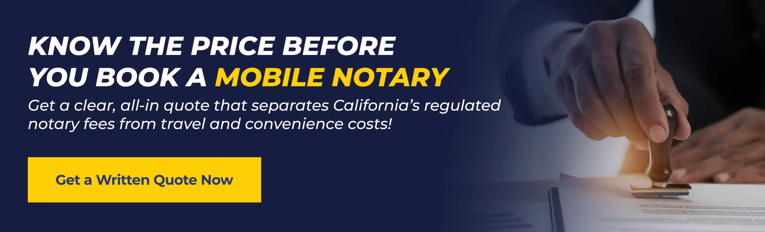 Mobile Notary Fees in California – What You Really Pay