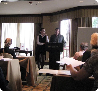Vadim Pechersky, Notary Public providing training for new Notaries in San Diego