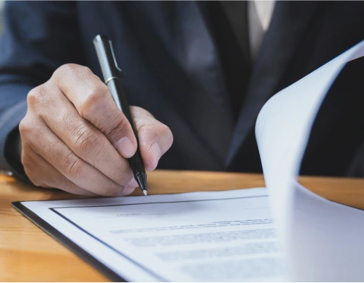 Court-admissible legal document translation prepared for filing
