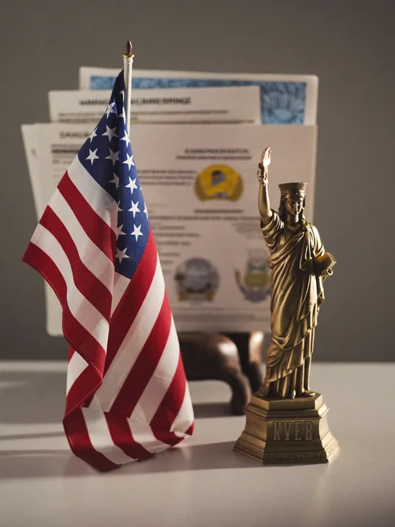 Green card application paperwork