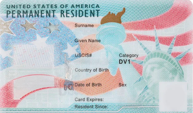 United States permanent resident card