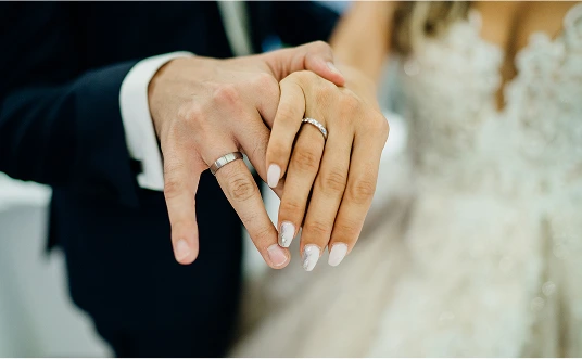 Couple married the same day by Rush In Documentation Center